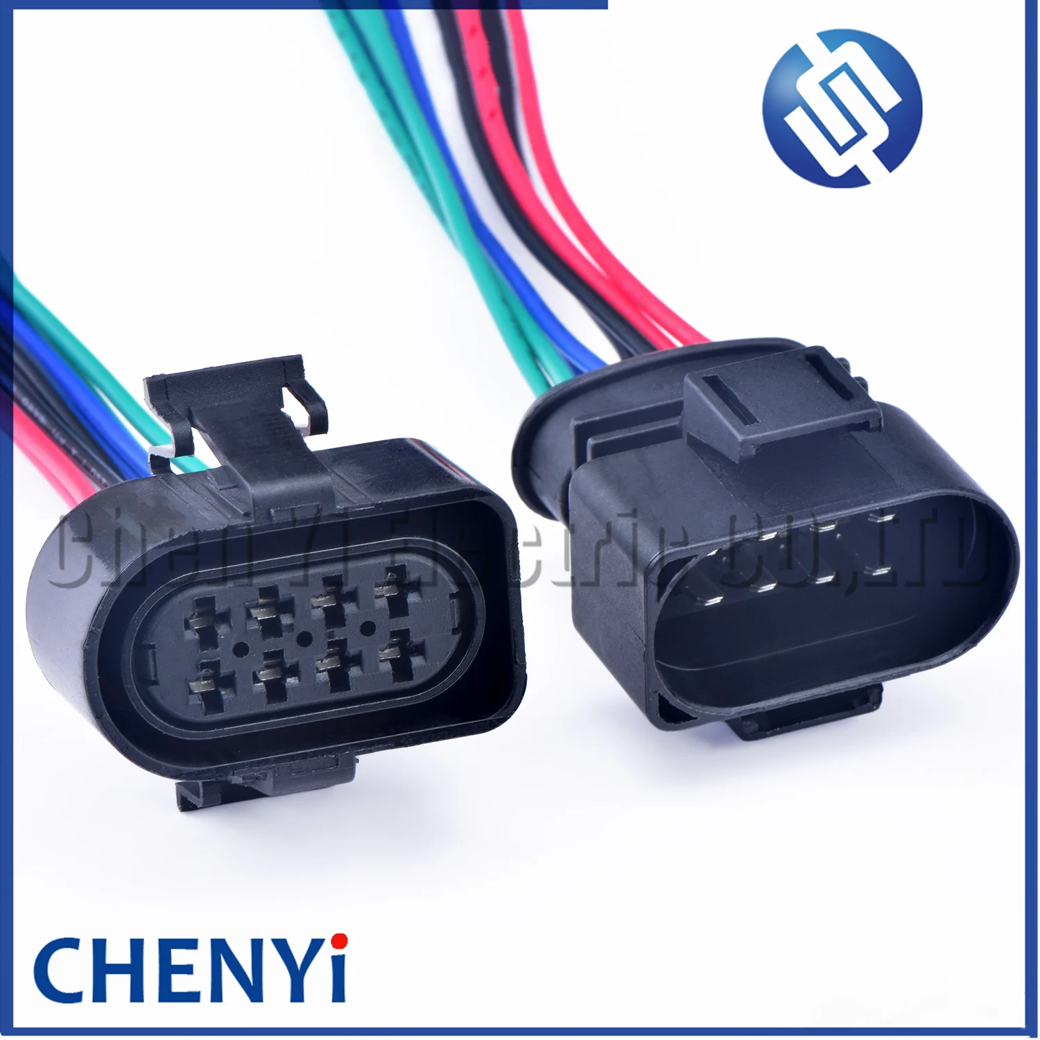 8-Pin Wasserdichte Automobilsteckverbinder Auto-Öldüsen-Drosselklappen-Stehheizungs-Kabelbaumstecker 3A0973834 3A0973734