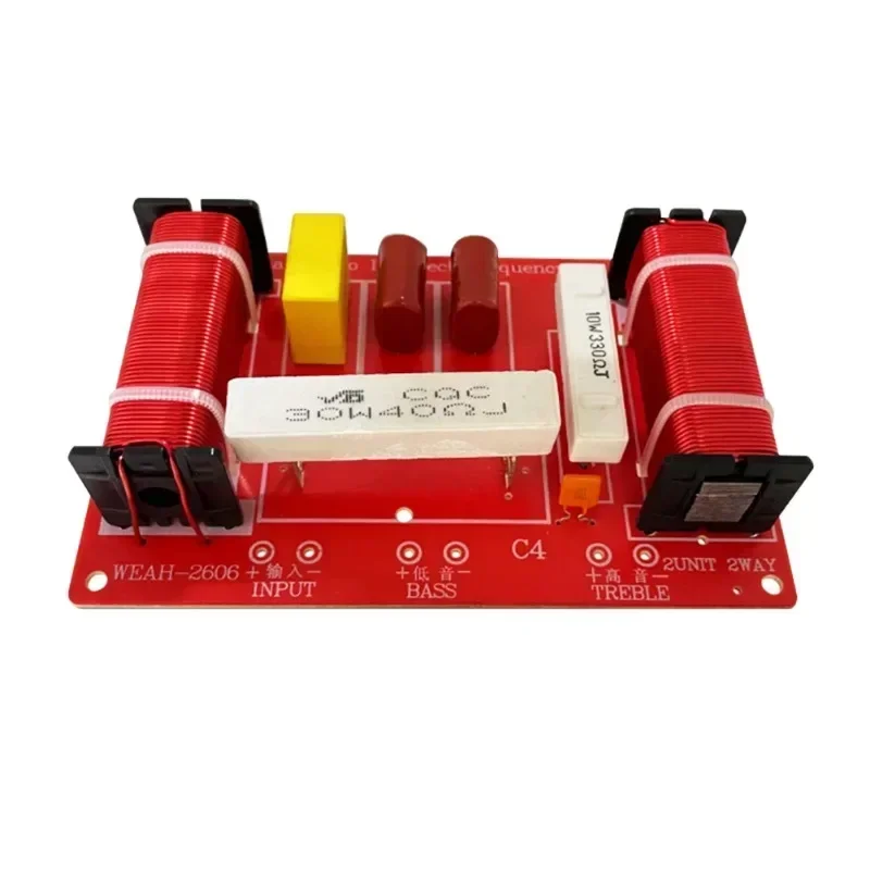 

2 Ways 400W Speakers Filter Frequency Divider Treble Bass Audio Filter Circuit Board High Power 3200Hz for Stage Speaker Upgrade