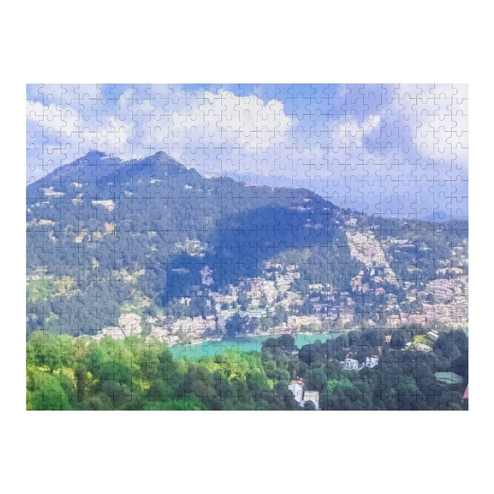 

Nainital (Индия) Пазл с воздушным видом, индивидуальные подарки для детей, индивидуальный подарок с фото, персонализированный пазл