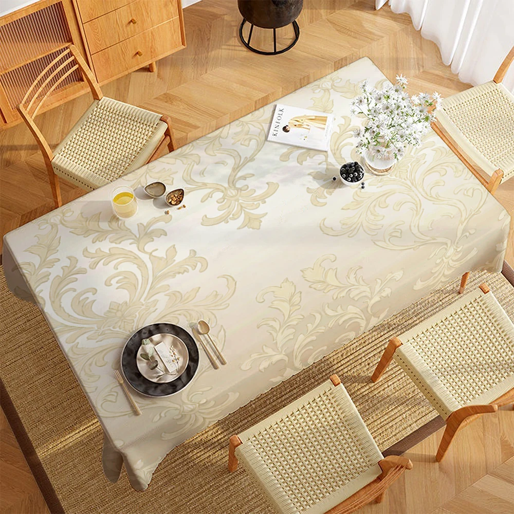 Polyester 2D Flat Printed Floral Table Cover Room Decor Camping Picnic Blanket Party Supplies Table Covers Dining Table Holiday