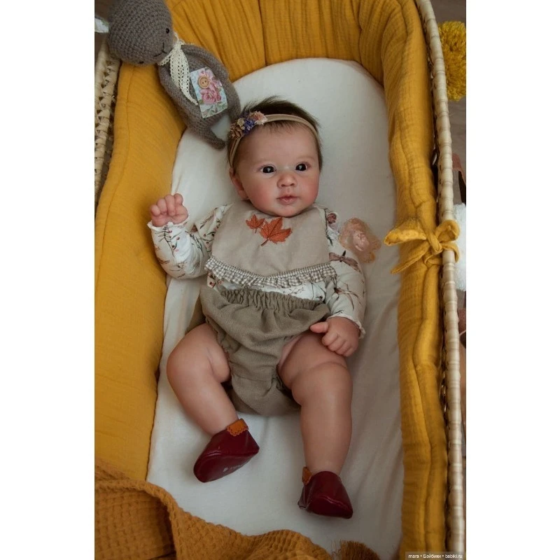 21'' HOT Reborn Doll kit Reborn Baby Piper Fresh Color Soft Touch Lifelike Unpainted Unfinished Doll Kits