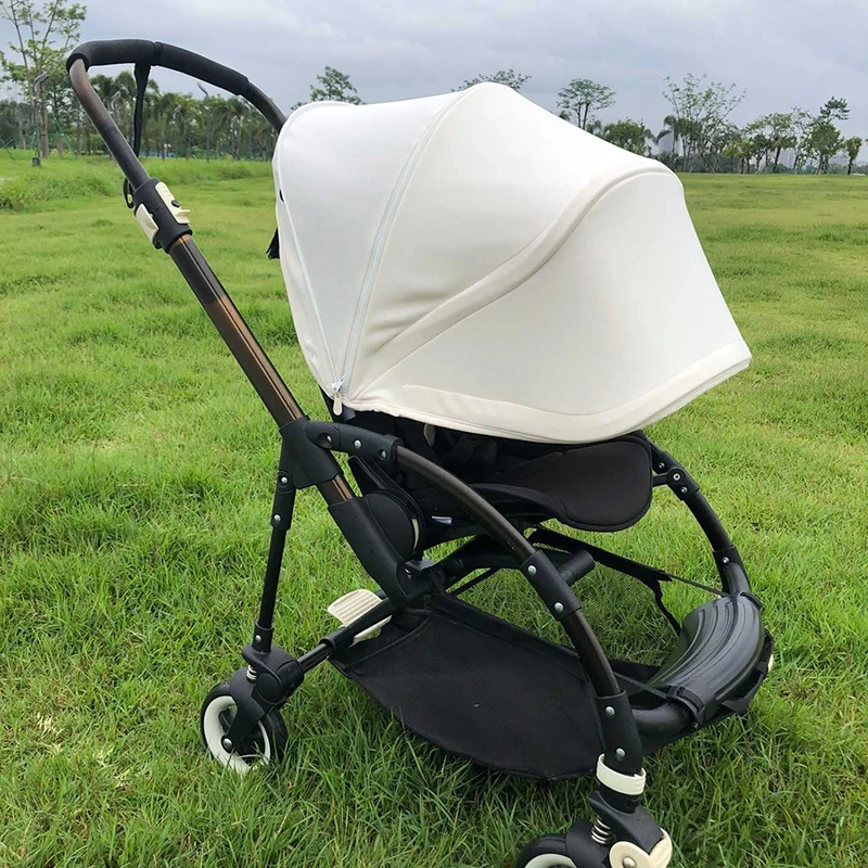 Sun Canopy For Bugaboo Bee 3/5/6 Fox Basket Roof With Mesh Skylight Extendable Large Area Direct Replacement Baby Accessories