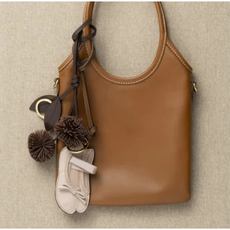 Creative Shirt Shoes Bag Pendant 2025 New Women\'s Skirt Jeans Design Keychain Pendant Cute Ballet Shoes Car Keychain Pendant