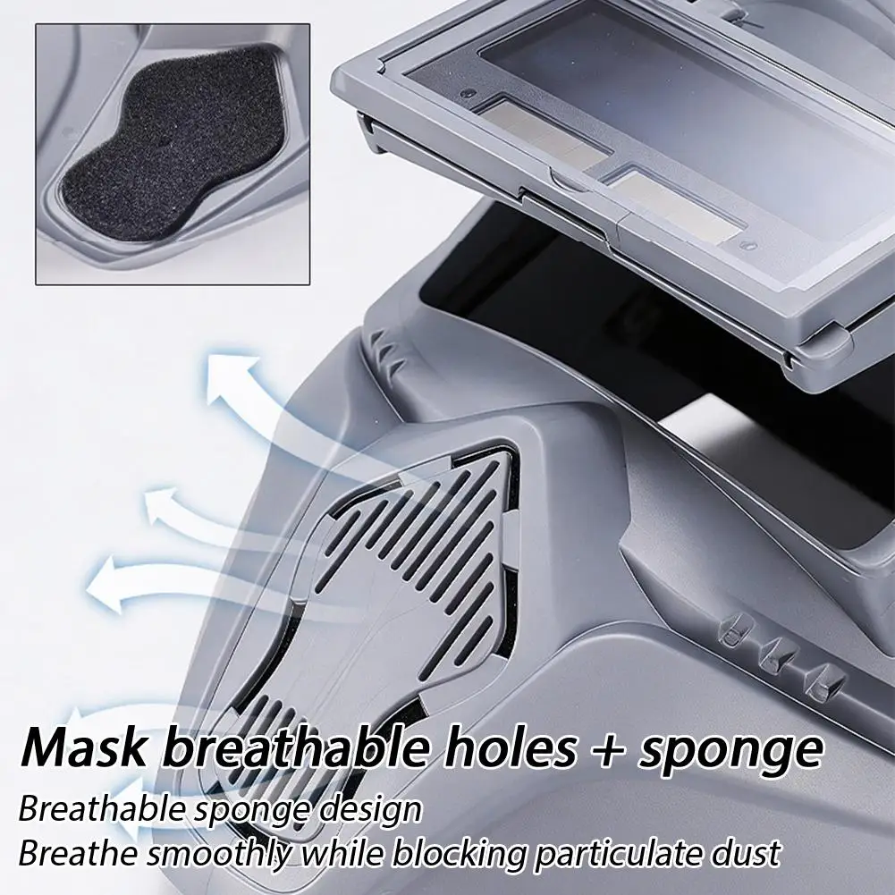 True Color Auto Darkening Welding Mask Flippable Welding Helmet Automatic Dimming Eyes Protector Shield for Welder - view 5