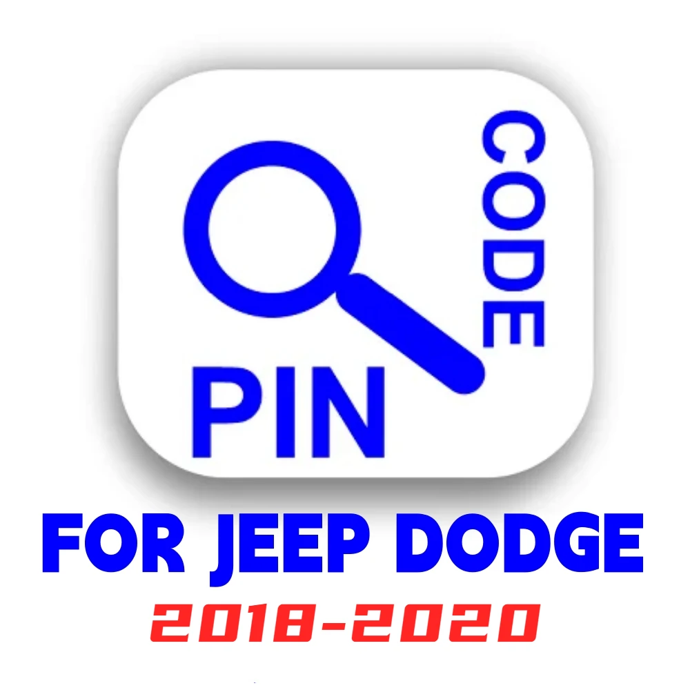 Immo pin code and key cutting code calculation service for Ram For Plymouth for Jeep for Eagle For Dodge For Chrysler 2018-2020