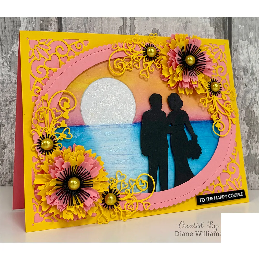 Congratulations on Your Engagement New Metal Cutting Dies Stamps Scrapbook Diary Embossing Template DIY Greeting Card Handmade