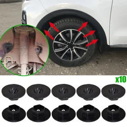 10PCS New For Hyundai Solaris 2010 2011 2012 2013 2014 2015 - 2017 Car Wheel Arch Liner Splashguard Clip Black 84145-26000