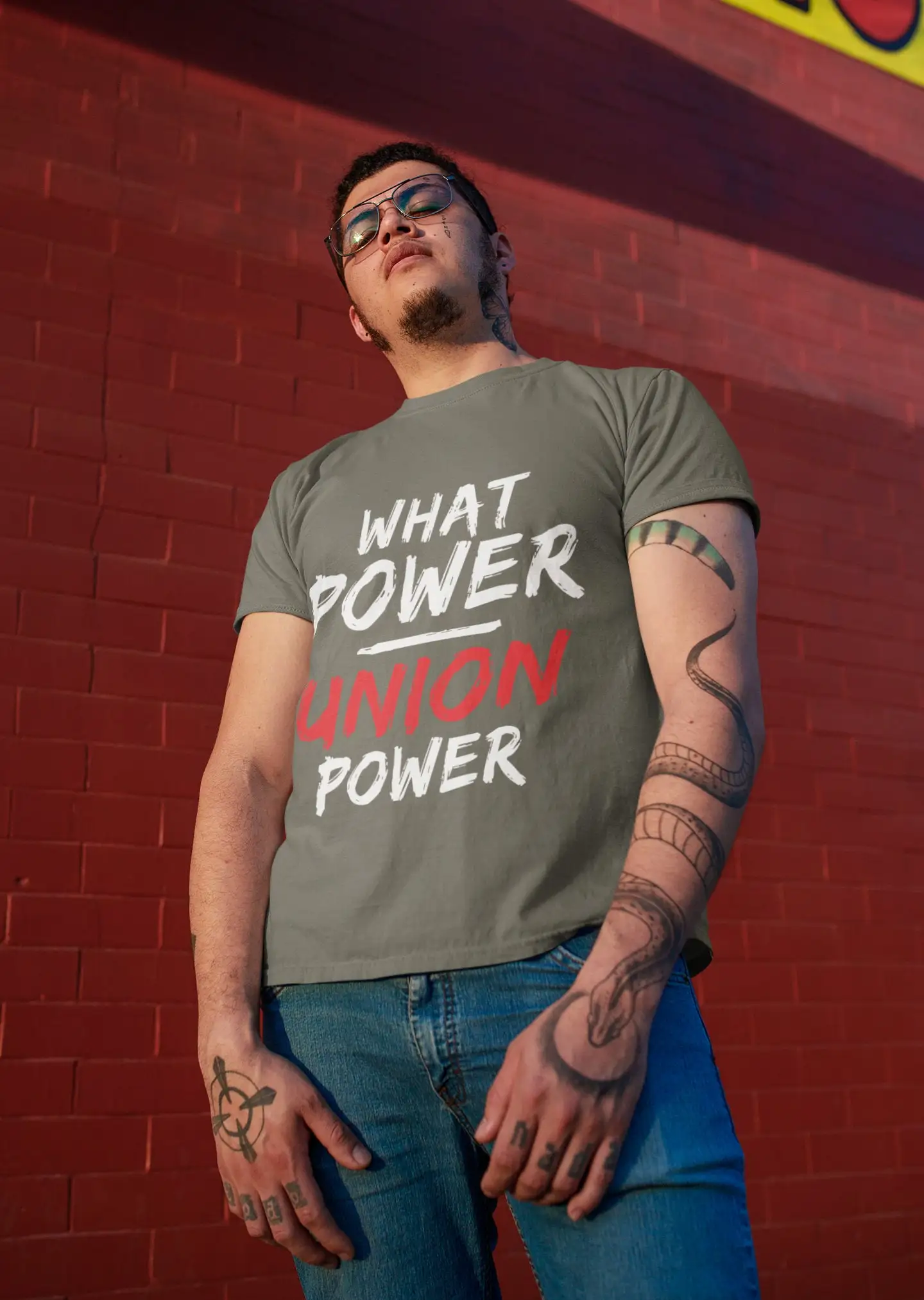 What Power Union T Shirt Political Apparel for Workers and Labor Activists