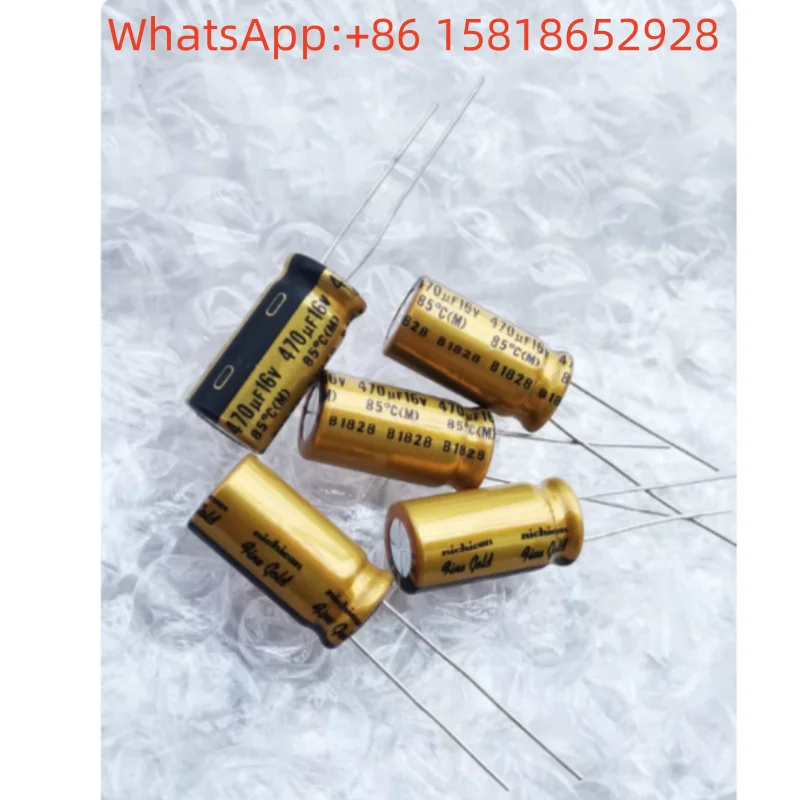 

5 шт. 16V470UF 470UF 16V Nichicon FG Fine Gold Copper Lead Electrolytic Capacitors
