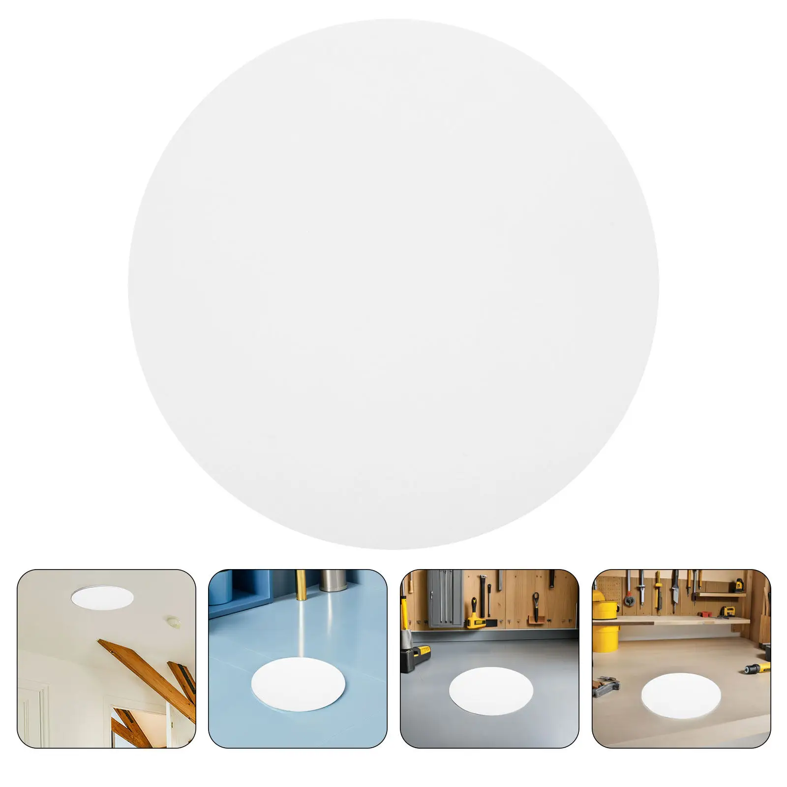 2Pcs Acrylic Ceiling Light Covers Round Frosted 11 Inch Lampshade Replacement Soft Light Diffuser for Home Office