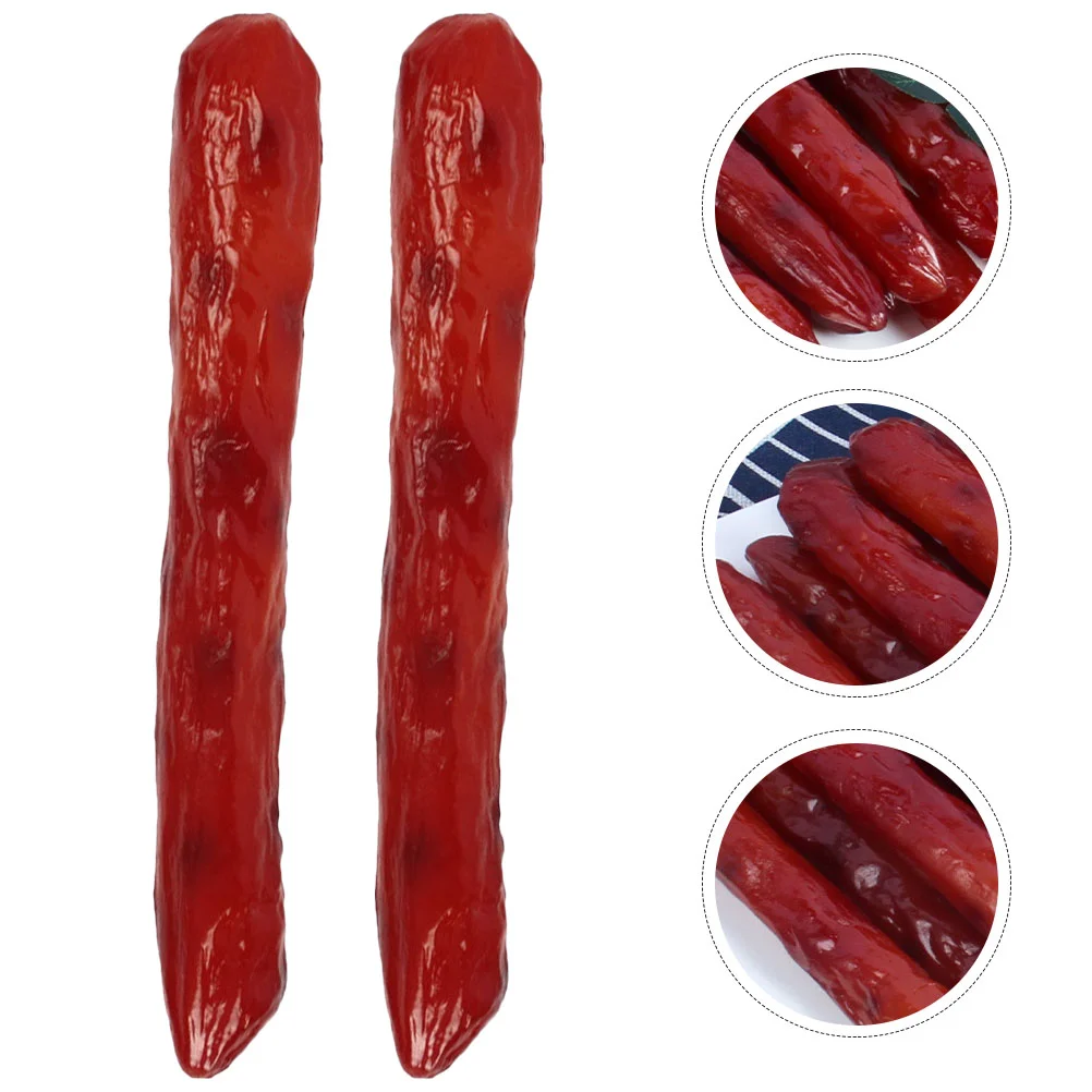 2 pezzi realistici hot dog simulati salsiccia modello alimentare giocattolo puntelli per foto giocattoli decorativi per bambini