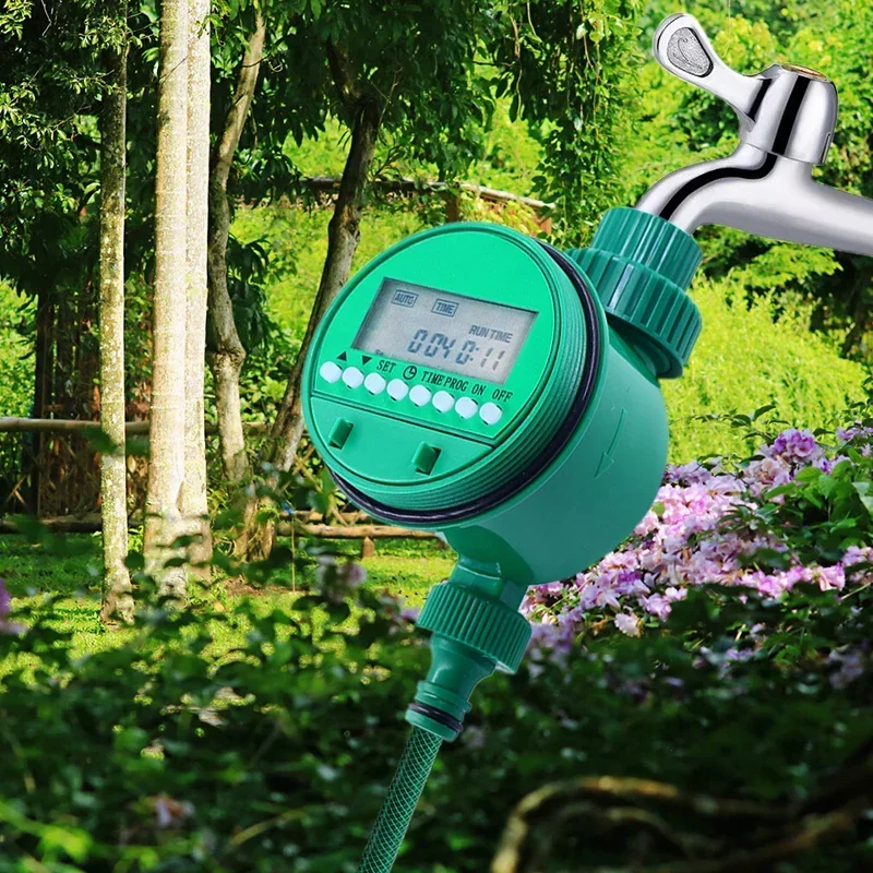 Automatic Electronic Lcd Display Home Solenoid Water Timer Garden Plant Watering Timer Irrigation Timer Controller System