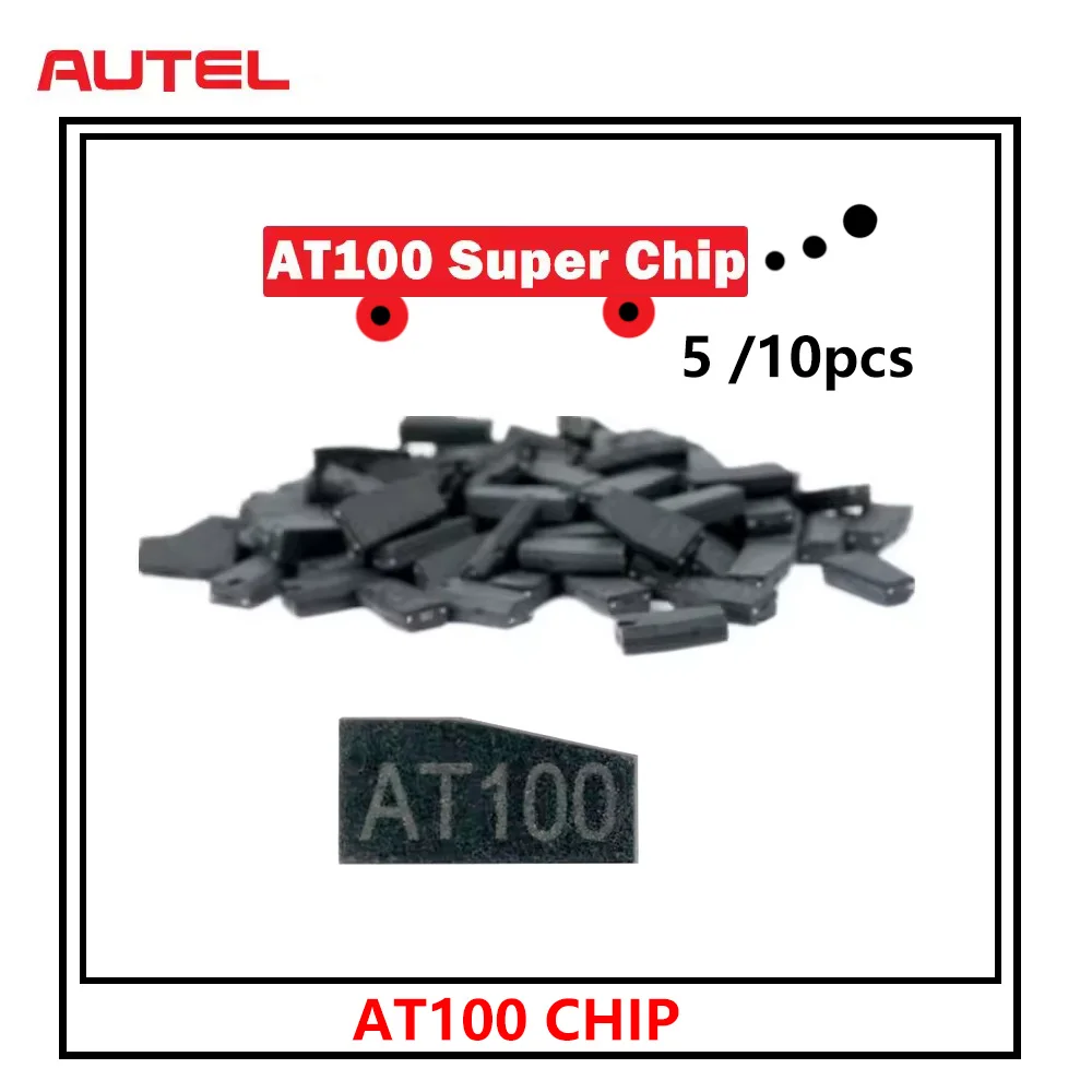 

5PCS 10PCS Autel AT100 Universal Super Transponder Chip AT100 Chip Compatible with KM100 IM508 and IM608 Series