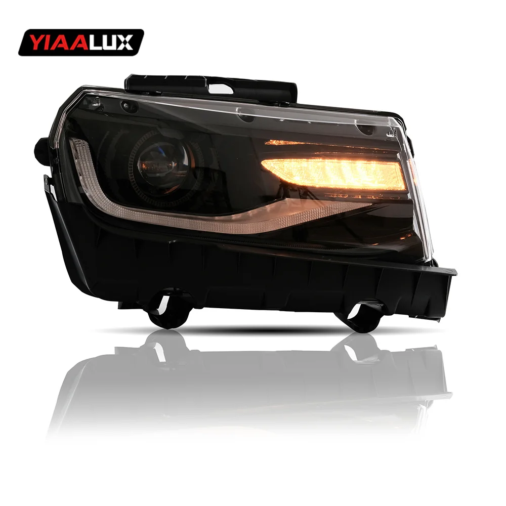 Vland Car LED Halogen Xenon Headlight Front Lights Assembly for Chevrolet Camaro 2012-2015 Led Turn Signal HeadLamp Accessories