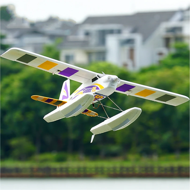 FMSRC RC Airplane Plane 1200mm Super EZ V4 Trainer Beginner With Gyro Floats Optional 3S 4CH PNP Model Hobby Aircraft Avion EPO