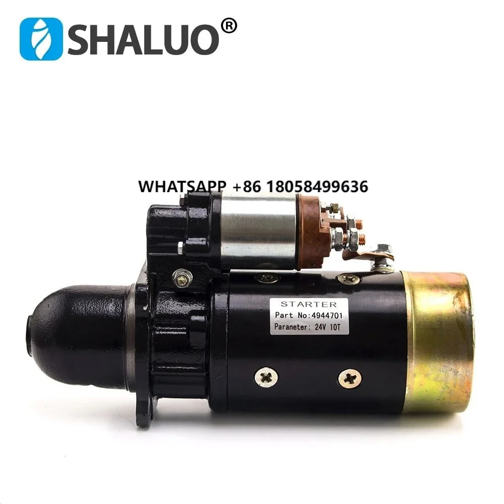 

Diesl Engine Starter Motor 24V 3.7KW 10T 4944701 C4944701 for B3.9L 4B 4BT 4BTA Engine DC Motor Starter Generator Parts