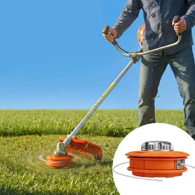 Universal Fit String Trimmer Replacement Bump Head Automatic Grass Trimmer Head for Garden Brush Cutter Edging Lawn Care