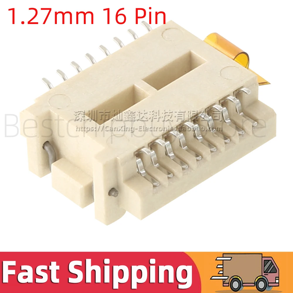 2pcs G6179-07 SOP16 16 Pin 1.27mm Pitch SPI BIOS Socket Wide Body 16P SOIC16 Flash Test Stand Connector Burning G6179 07