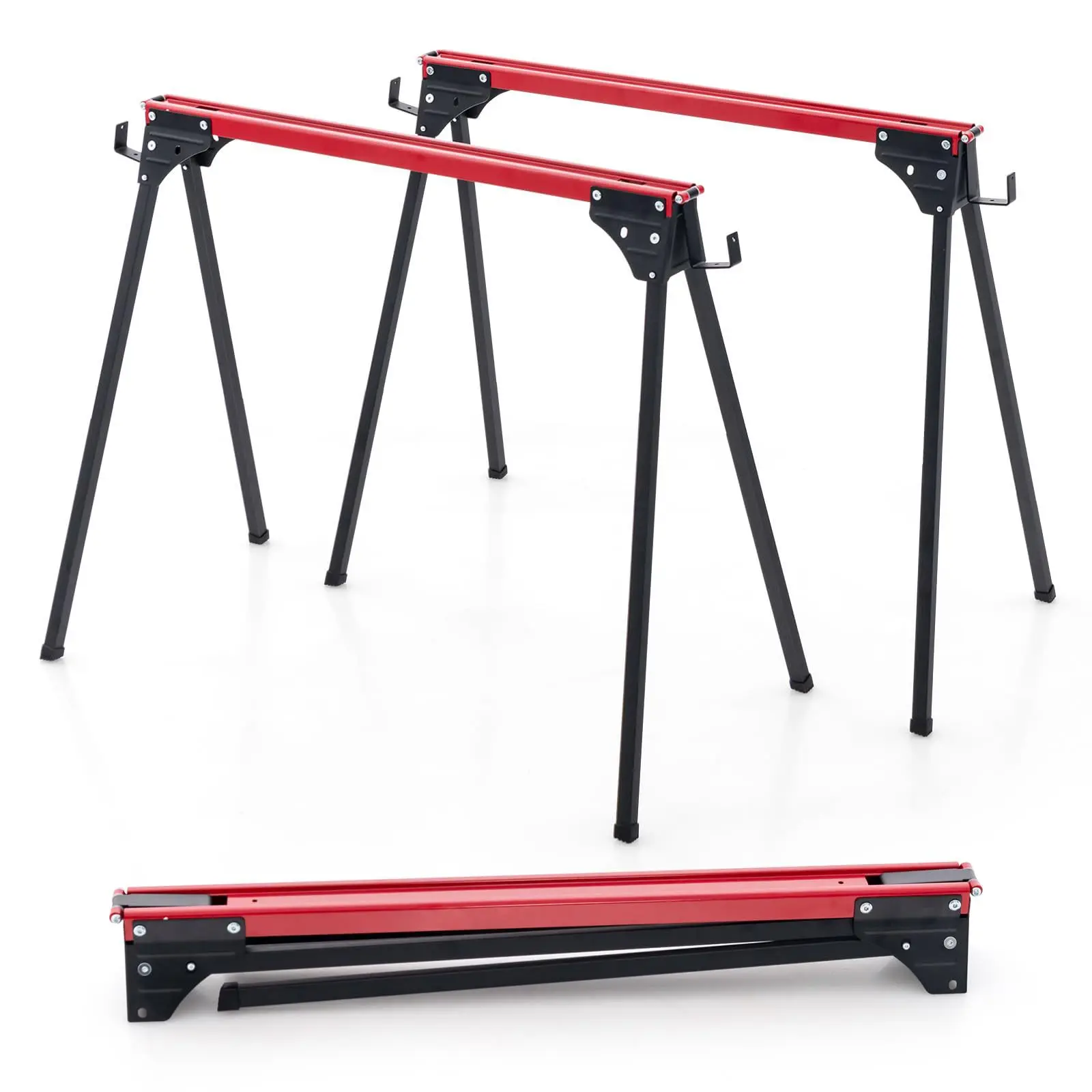 

Foldable retractable height, lift saw, iron bracket, stool, work table