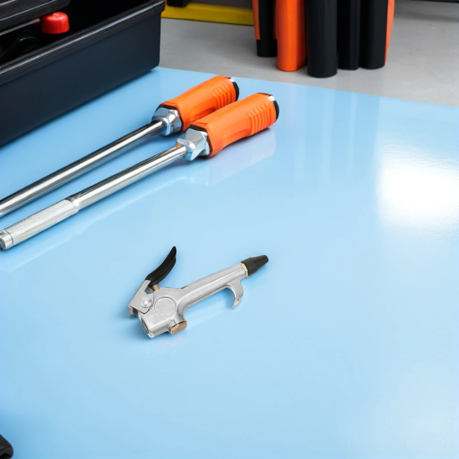 

High Blower Silver Npt 1/4 Metal Nozzle For Compressor Dust Detailing Pneumatic Blower