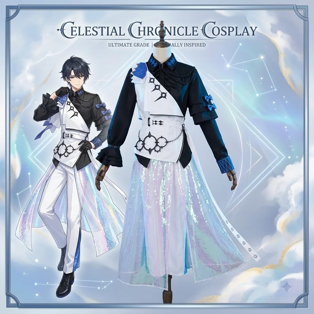 バーチャルコスプレドレスデザイン-リバ-vtuber-ホシルベ・ショウ-コスプレ衣装-アニメゲームユニフォームドレス-コスプレイベント用