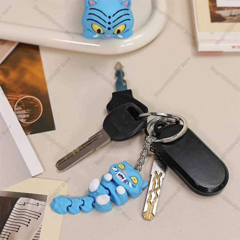 ثلاثية الأبعاد مطبوعة لطيف Kpop فيلم شيطان الفتيات Derpy سلاسل المفاتيح لحقيبة الظهر اكسسوارات Derpy النمر Keyrings مجوهرات المشجعين الهدايا