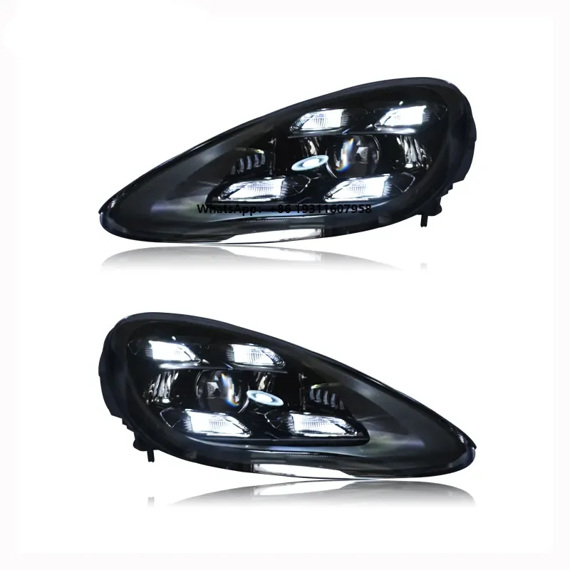 2011 2012 2013 2014 92A Scheinwerfer auf 2023 PDLS-Stil LED-Scheinwerfer für Porsche Cayenne 958