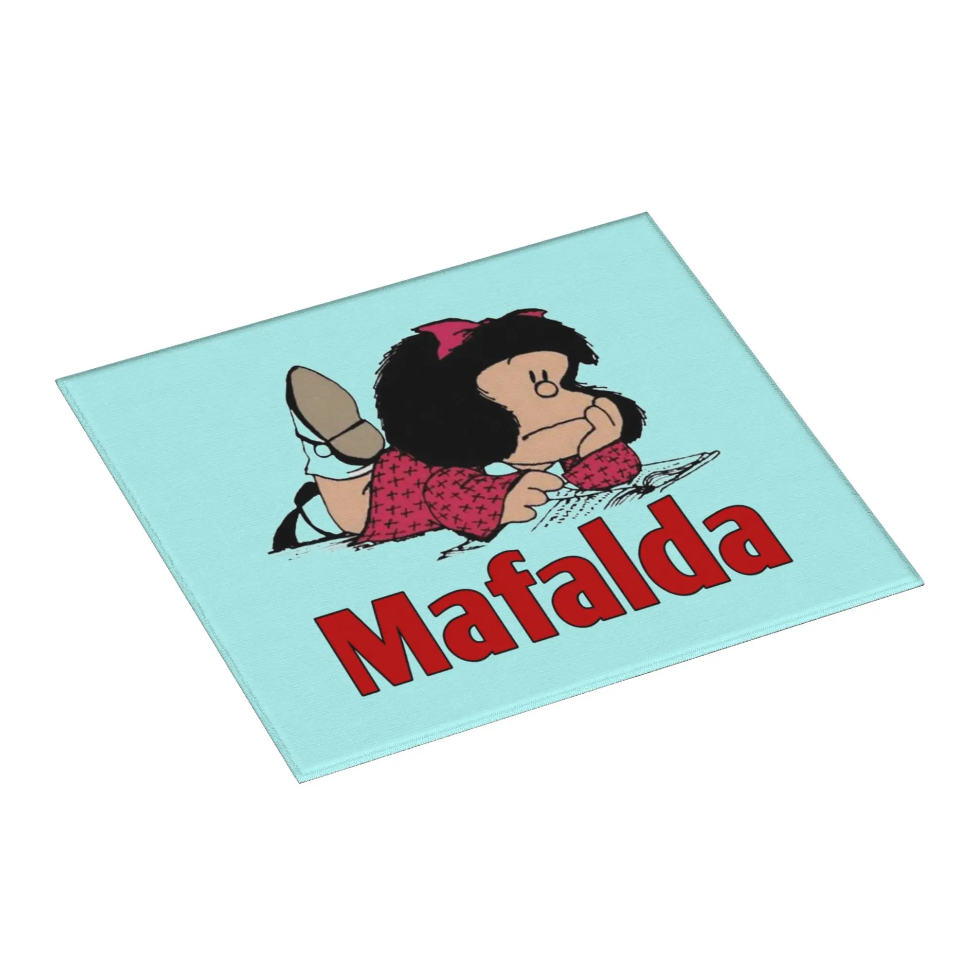 Drying Mat For Kitchen Mafalda Manga Barware Tableware Oil Proof Reusable Argentina Cartoon Washable Kitchen Sink Drying Pad