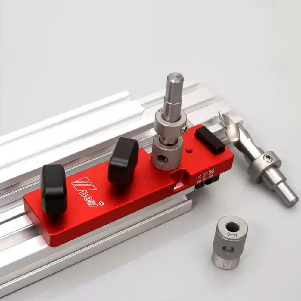 

Направляющая для сверла из алюминиевого профиля, локатор пуансона, профильное сверло с одним отверстием для профилей 2020, 3030, 4040, 2040, инструмент для перфорации и сверления