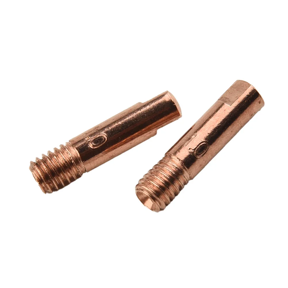 Imagem -05 - Pontas de Contato de Cobre Bicos de Soldagem para 24kd Mig Mag Ponta da Tocha de Soldagem m6 para Máquina de Solda de Bico de Gás 10 Peças 0.8 1.0 1.2 1.6 mm