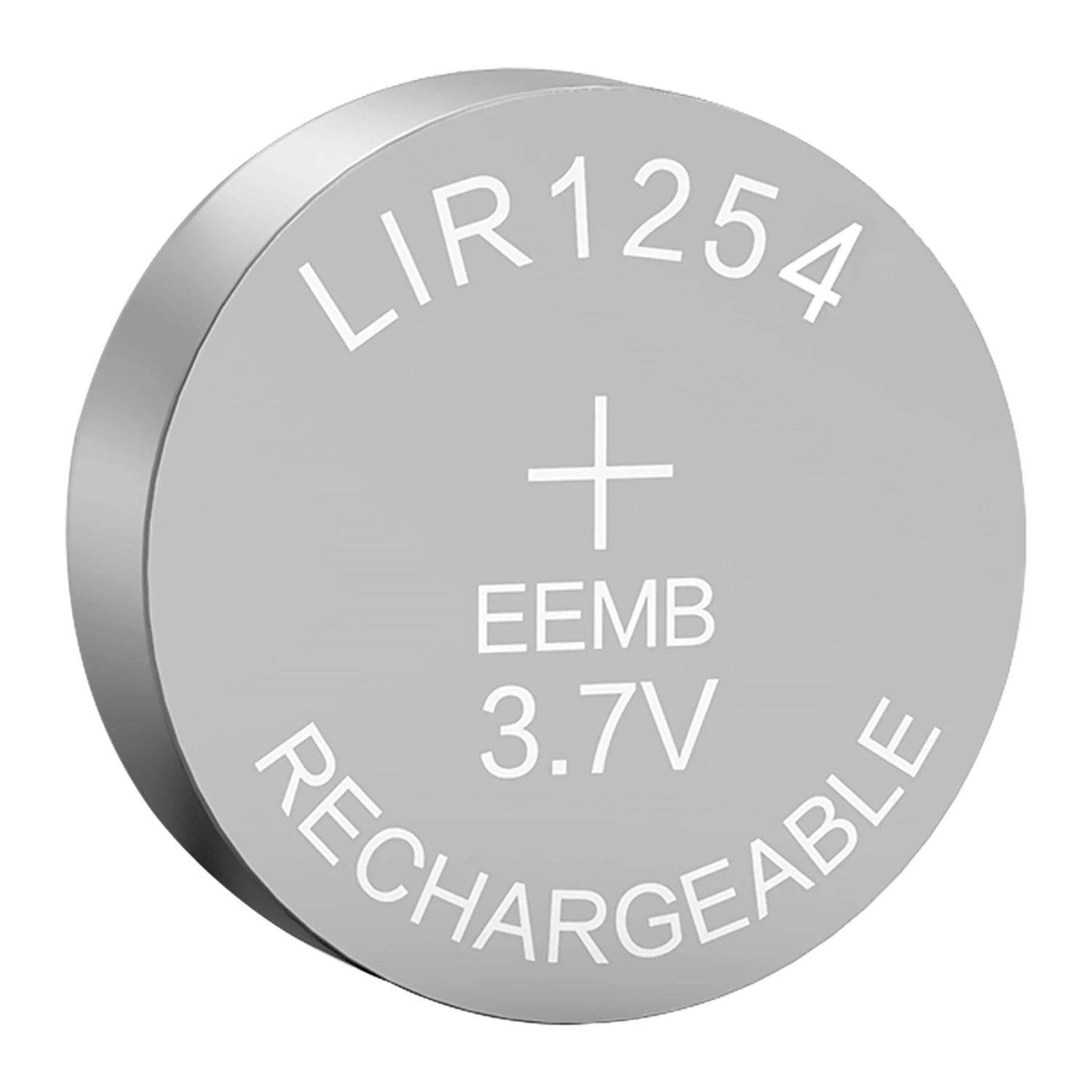 EEMB LIR1240 3.7V Rechargeable Coin Cell Optional LIR1254 LIR1454 LIR1654 Button Battery 4PCS For Earbuds Watch Car Keys