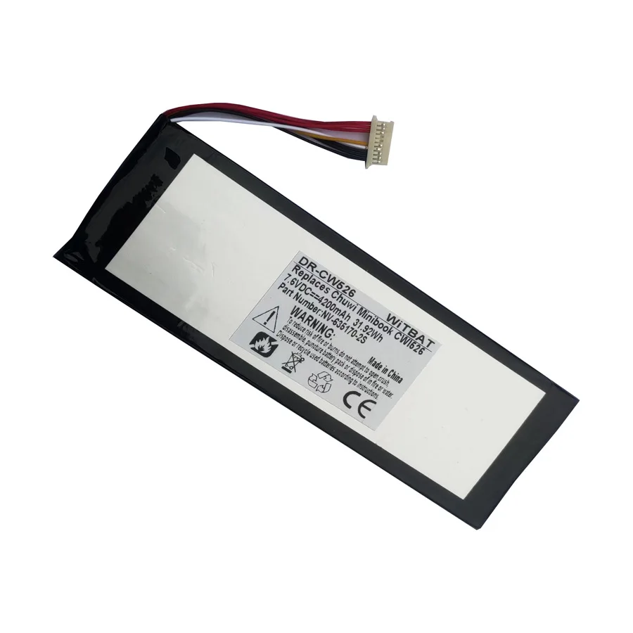 3500mAh NV-635170-2S UTL-645170-2S 7.6V 10-Pin 8-Lines Laptop Battery For Chuwi MiniBook 8 CWI526 CWI519 Notebook Tablet PC