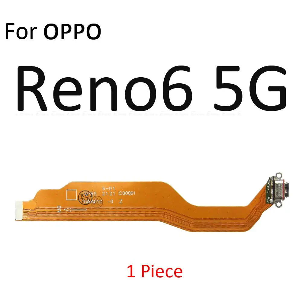 USB Charger Port Jack Dock Connector Charging Board Flex Cable For OPPO Reno6 Reno5 K Reno4 F Z SE Pro Lite 5G 4G