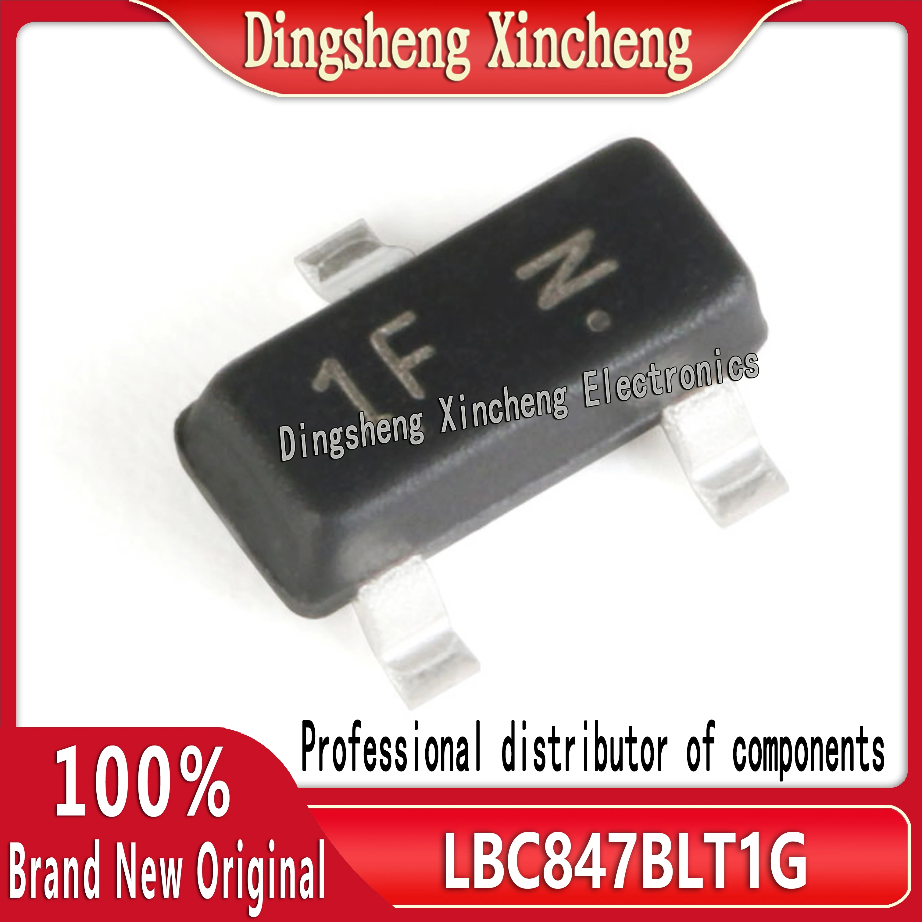 20 pcs/lot Original LBC847BLT1G SMT transistor screen printed 1F SOT23-3 chip