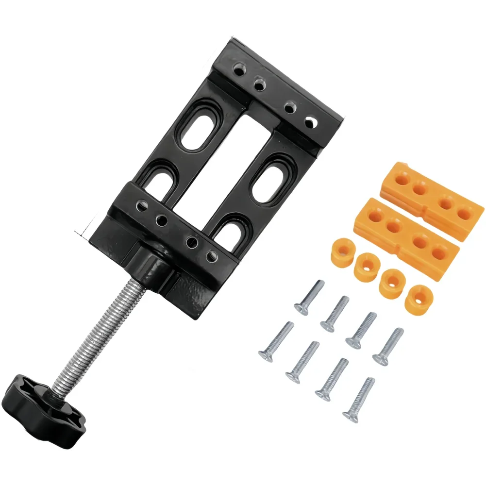 

57mm For MINI Aluminum Bench Vise For DIY Jewelry Crafting With 0-54mm Clamping Range And Interchangeable Jaws