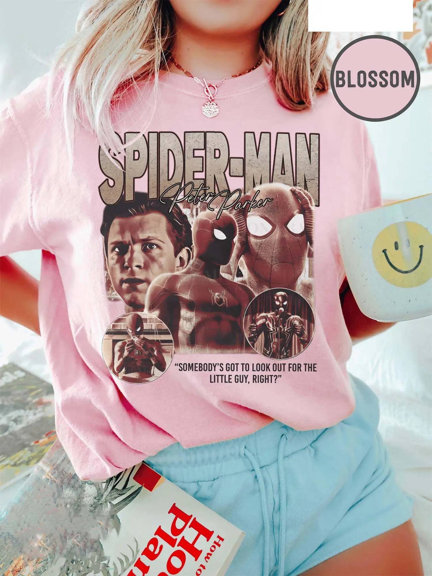 قميص الرجل العنكبوت كبير الحجم قميص توم هولاند بيتر باركر قميص توم هولاند قميص سبايدر مان ديزني وورلد أفنجرز ويب سليينجرز تي شيرت