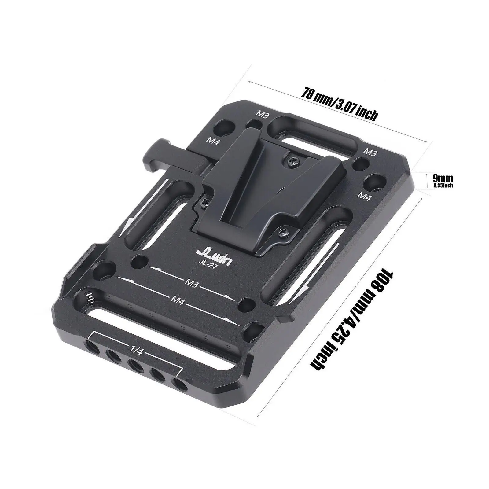 V Mount Battery Plate Adapter Accessories Practical Portable Battery Holder