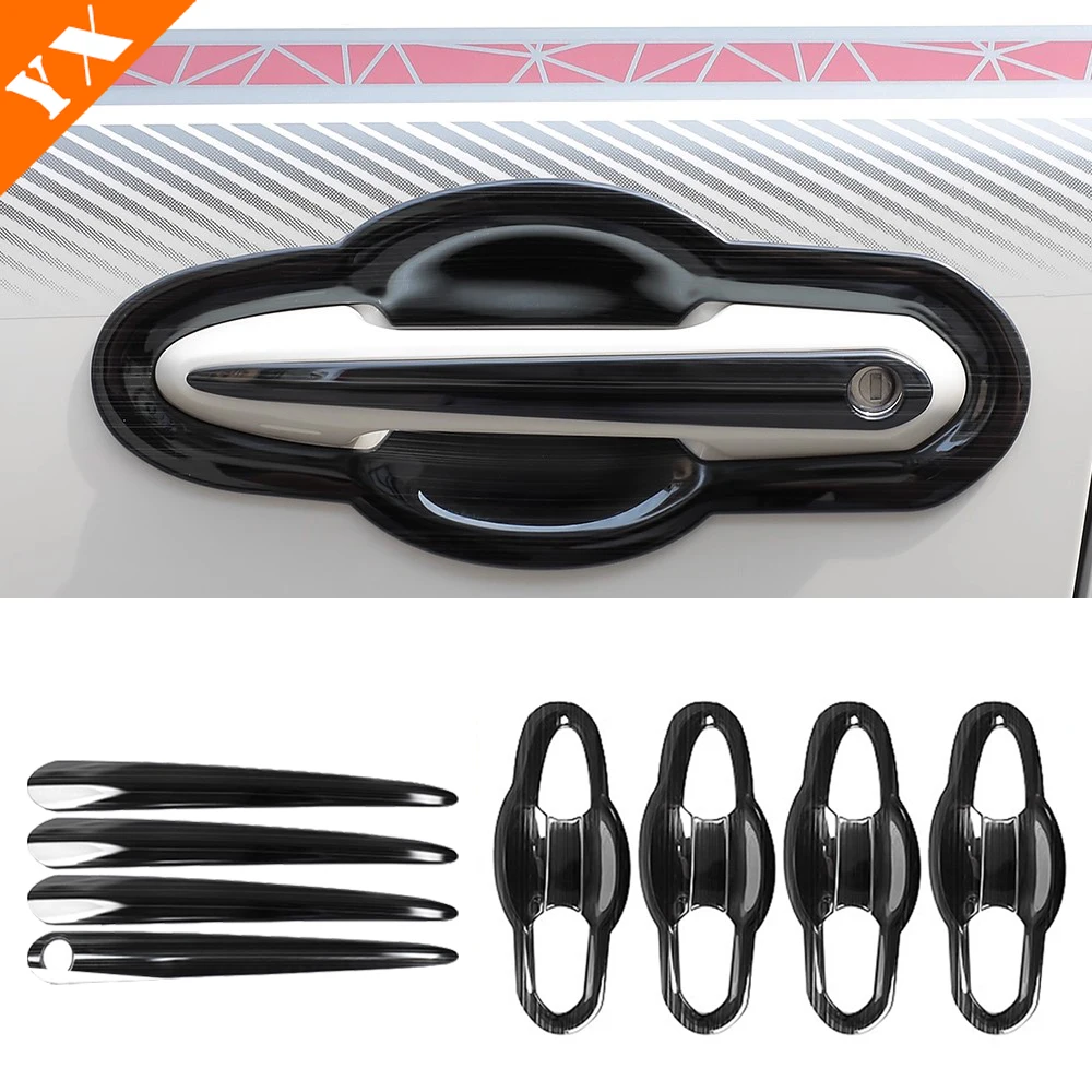 

Аксессуары для Land Cruiser LC 300 2025 2026, хромированная/черная накладка, защита дверной ручки автомобиля, чаша, крышка рамки, гарнир