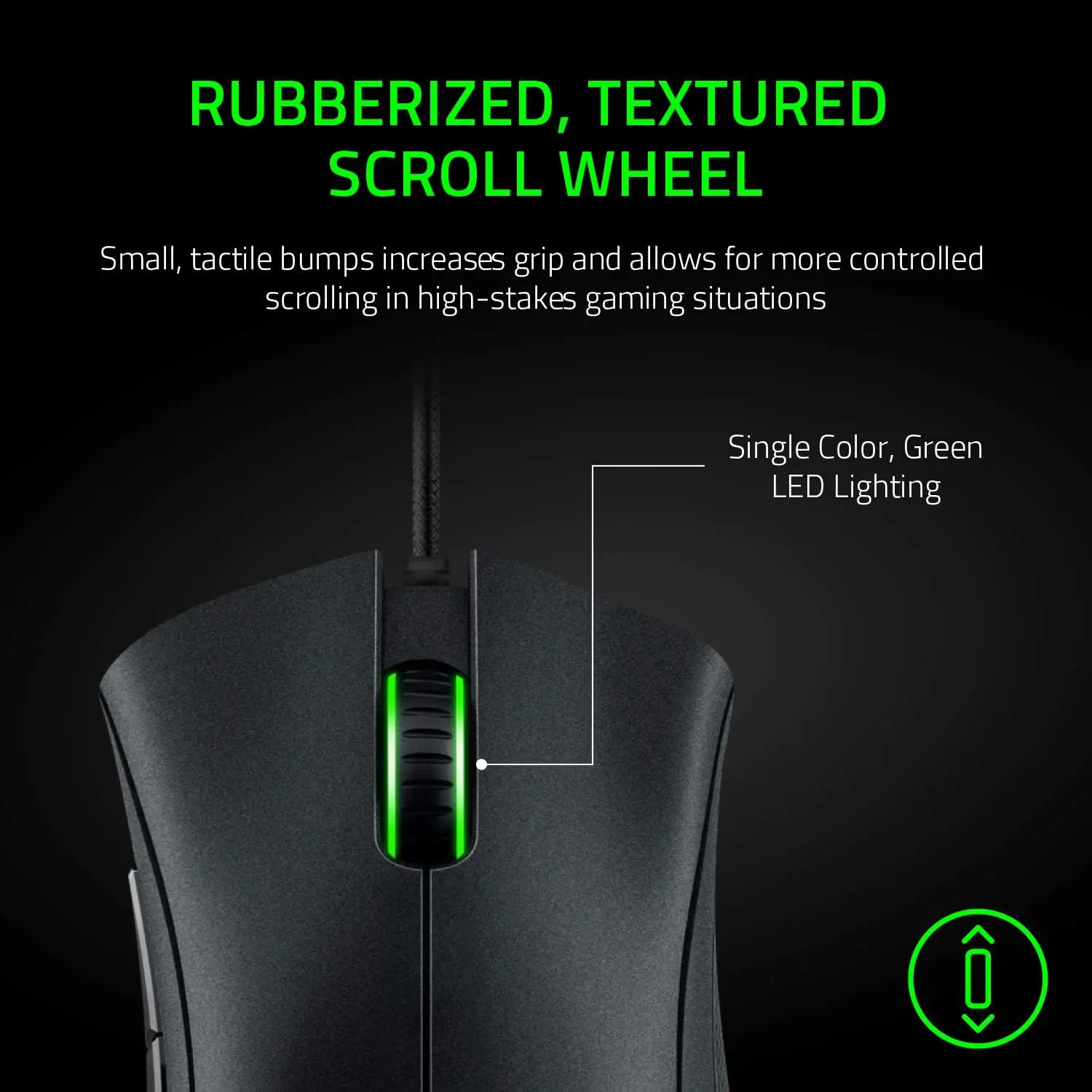 Razer-mouse gamer com fio original, sensor óptico, 6400 dpi, para laptop