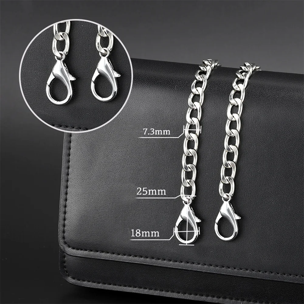 Decorative Chain Shoulder Bag Diagonal Span Bag Chain Women's Bag Replacement Strap Bag Chain Phone Case