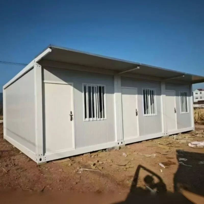 Quick-Assemble Modular Container House - Portable Prefab Temporary Living Solution for Site Tiny House Cabin Moblie Home