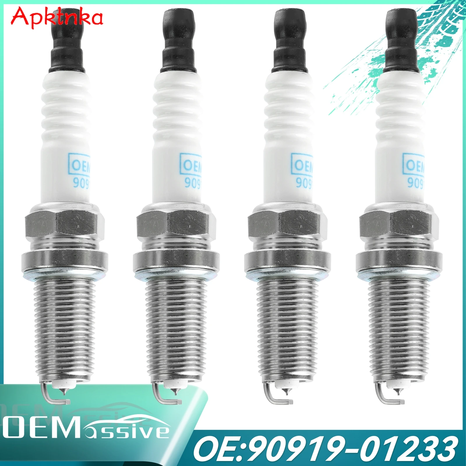 4 шт. иридиевых свечей зажигания для Toyota 4Runner, Camry, RAV4, Jeep, Dodge, Infiniti, Nissan Sentra, Altima, Dodge Ram 2005-2018, 90919-01233