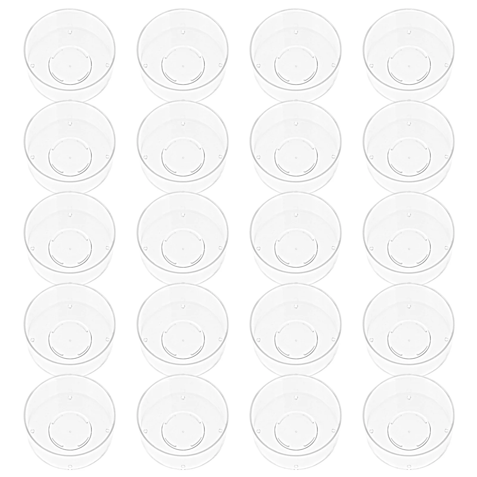 

20 Pcs Setting Box Plastic Shell Container for DIY Tea Mug Bulk Candles Tool Inflaming Retarding