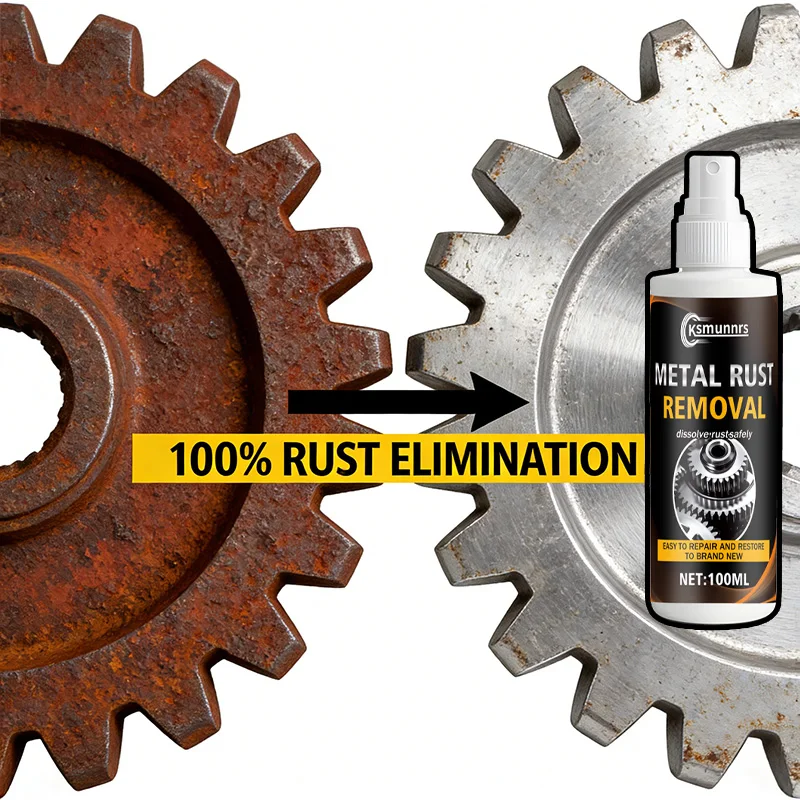 Fasilawei General Metal Rust Remover Rapid Dissolution Converter for Car Tires & Screws Restores to like New Condition