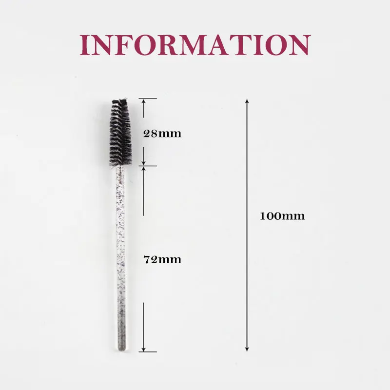 Diyday 50 Stuks Make-Up Borstels & Gereedschap Wimper Verlenging Mascara Borstel Wegwerp Wenkbrauw Borstel Cosmetica Wimper Applicator Tool