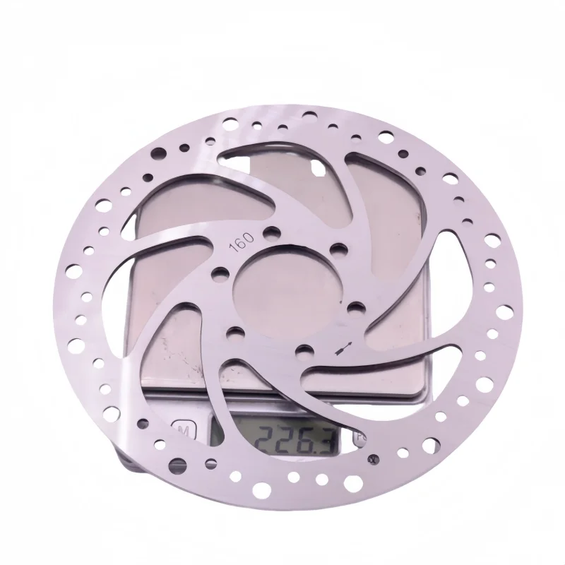 دوار فرامل الدراجة الإلكترونية، قطر تركيب راحة 48 مم، قطر 160 مم، سمك 2.8 مم، فرامل قرصية للدراجة الكهربائية #6