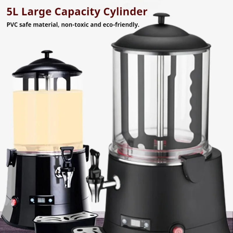 5л/10л машина для плавления горячего шоколада, коммерческий автоматический диспенсер для напитков с подогревом для молока, чая, кофе, теплое сохранение