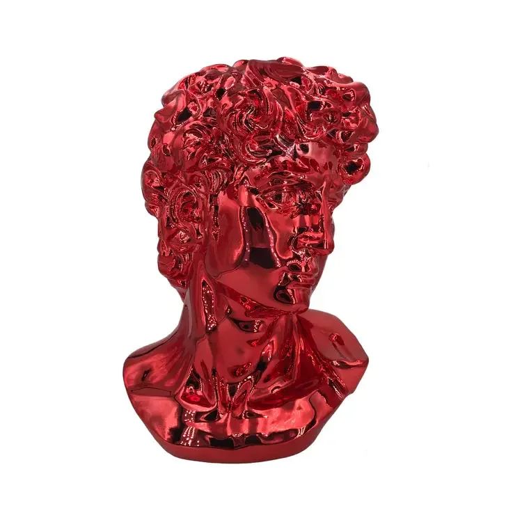 Bust Head Mold High Fashion Bling Home Decor Luxury Resin Crafts