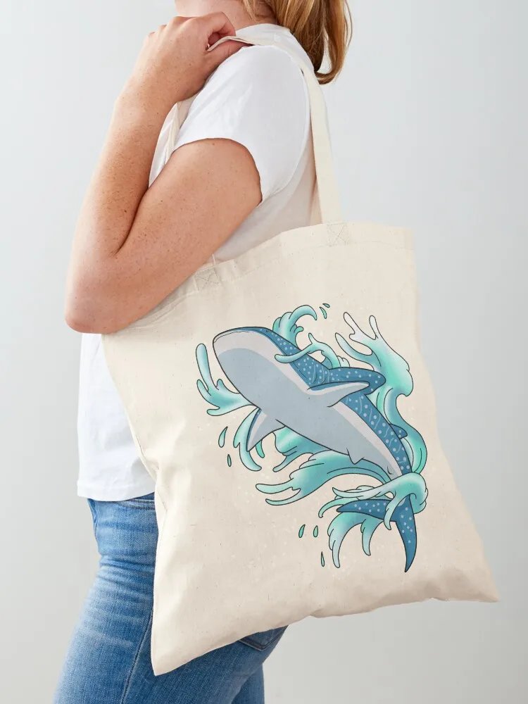 

Whale Shark Sticker Scuba Diving Snorkeling Whale Shark Tote Bag Women's bags Shopper Custom bag tote bag screen