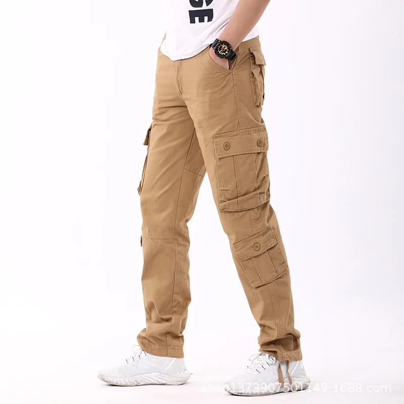

Тактические брюки-карго, мужские хлопковые комбинезоны, уличные рабочие брюки, большой размер, Hombre, одежда, камуфляжные походные брюки, повседневные рабочие брюки 44